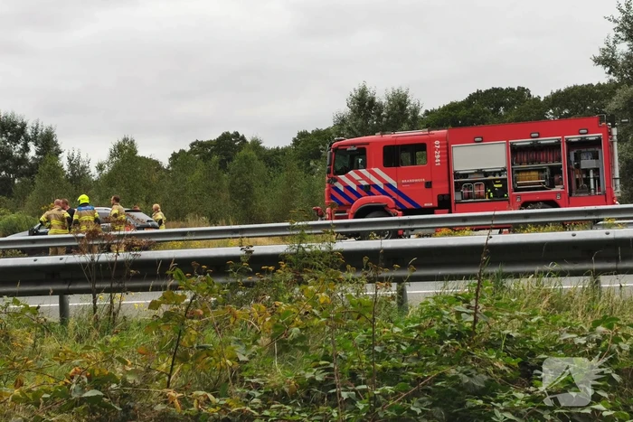 Vier voertuigen betrokken bij ongeval op snelweg