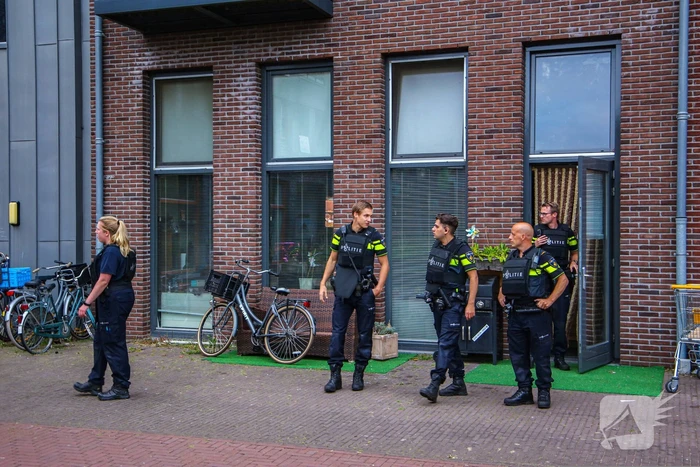 Veel politie in kogelwerende vesten