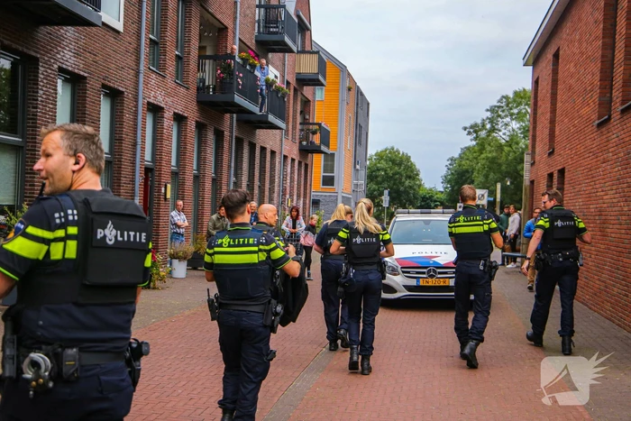 Veel politie in kogelwerende vesten