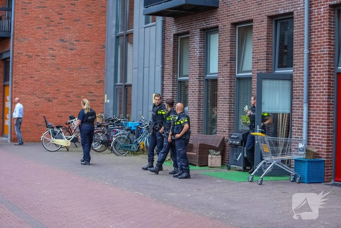 Veel politie in kogelwerende vesten