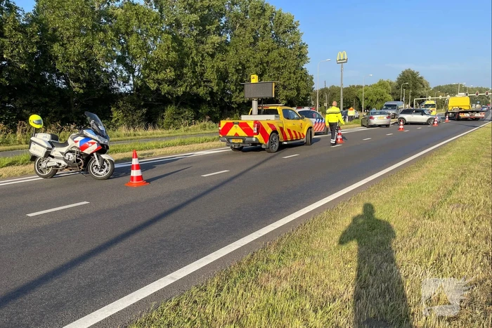 Flinke schade bij kop-staart botsing