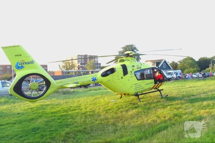 Man loopt brandwonden op aan boord