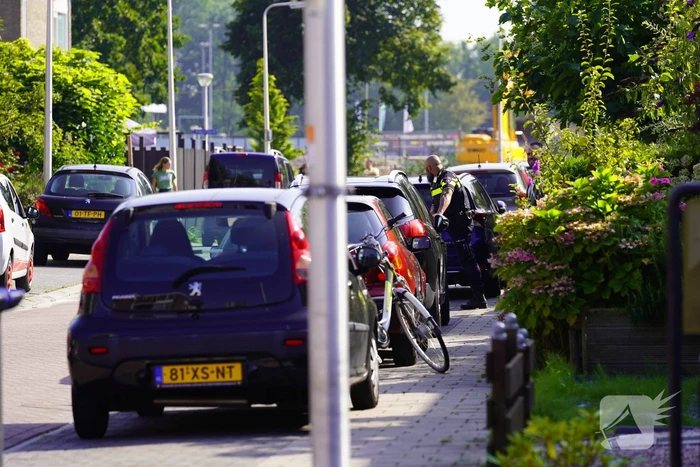 Grote politiemacht op de been in Oosterwei