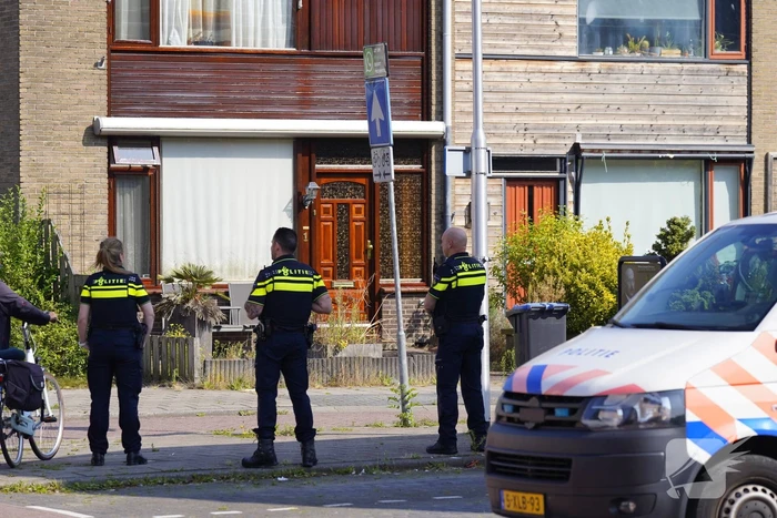 Grote politiemacht op de been in Oosterwei