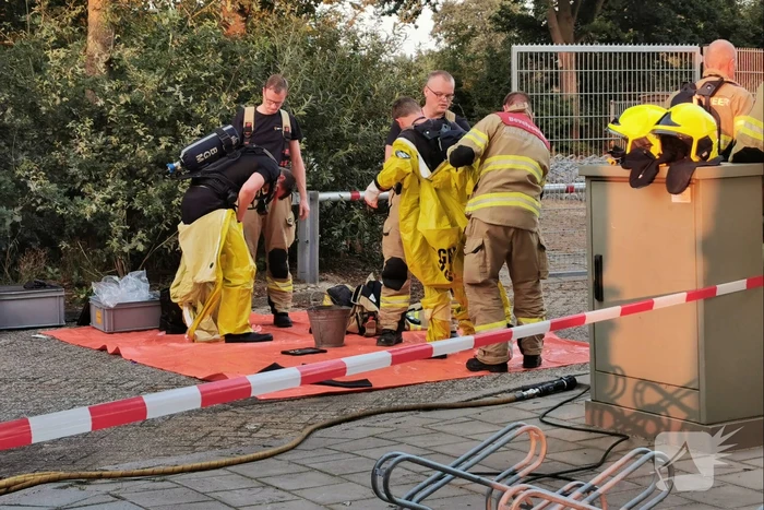 Brandweer doet nacontrole Zwembad De Vrije Slag