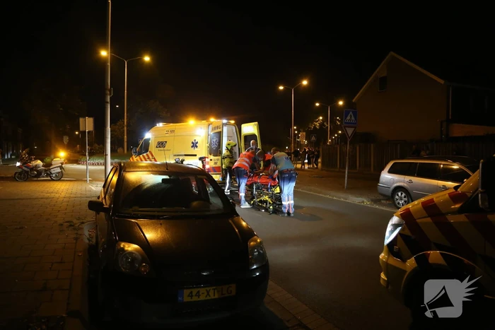 Scooterrijder gaat onderuit en raakt gewond