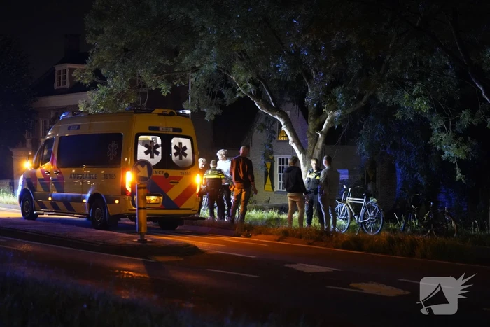 Fietsster thuis afgezet na ongeval