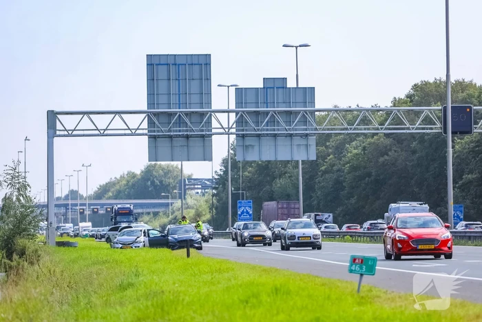 Botsing tussen personenauto's