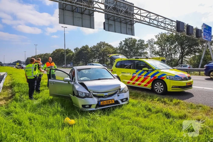 Botsing tussen personenauto's