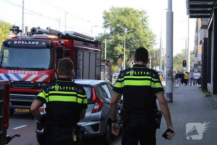 Brandweer blust brand in Dent Hotel