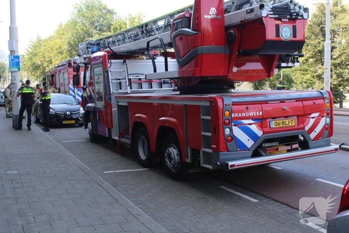 Brandweer blust brand in Dent Hotel
