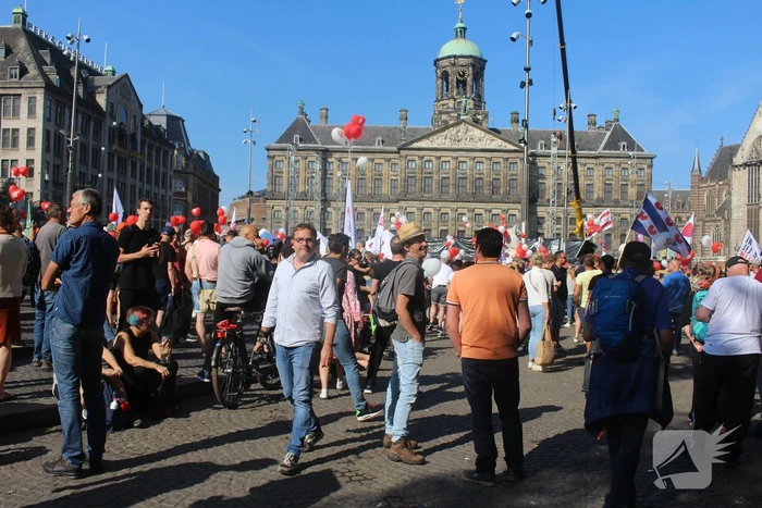 Grote demonstratie tegen coronamaatregelen