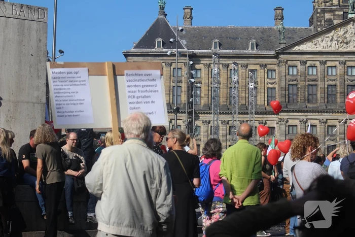 Grote demonstratie tegen coronamaatregelen