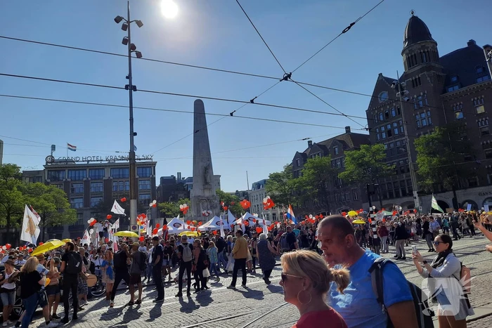 Grote demonstratie tegen coronamaatregelen