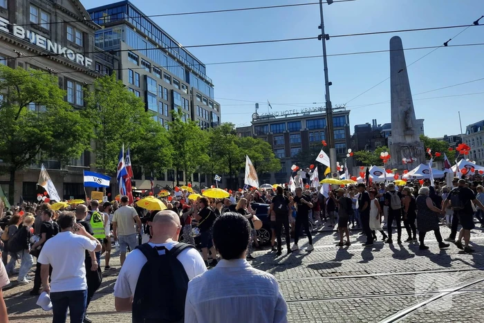Grote demonstratie tegen coronamaatregelen
