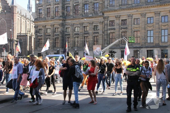 Grote demonstratie tegen coronamaatregelen