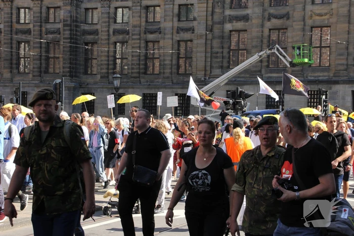 Grote demonstratie tegen coronamaatregelen
