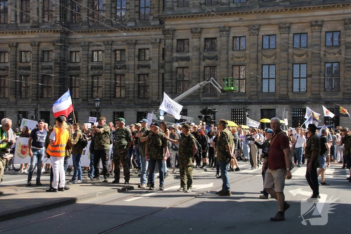 Grote demonstratie tegen coronamaatregelen