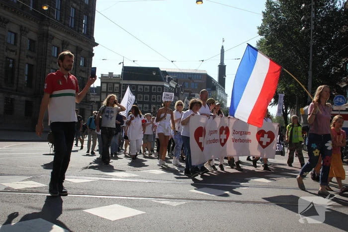 Grote demonstratie tegen coronamaatregelen