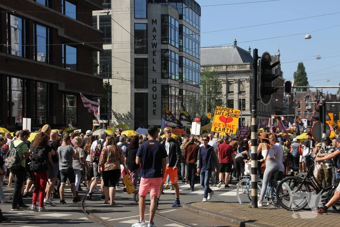 Grote demonstratie tegen coronamaatregelen