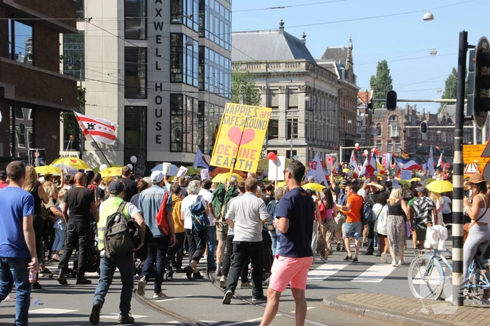 Grote demonstratie tegen coronamaatregelen