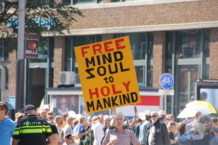 Grote demonstratie tegen coronamaatregelen
