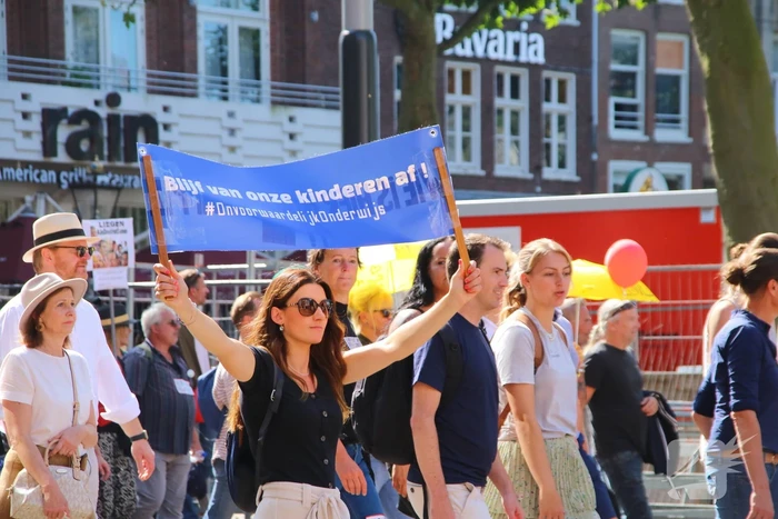 Grote demonstratie tegen coronamaatregelen