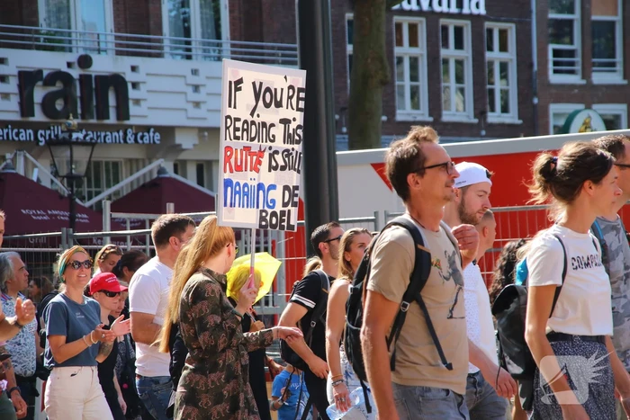 Grote demonstratie tegen coronamaatregelen