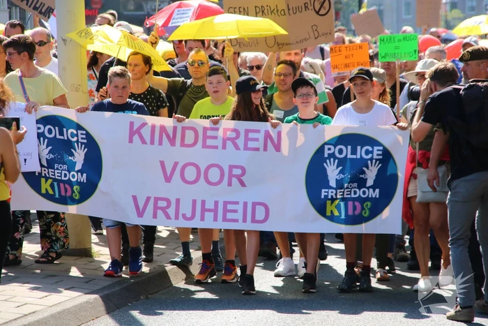 Grote demonstratie tegen coronamaatregelen