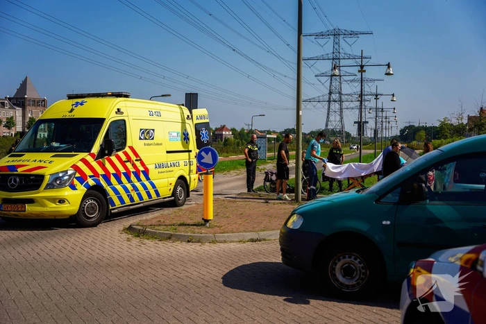 Fietser gewond door ongeval met personenauto