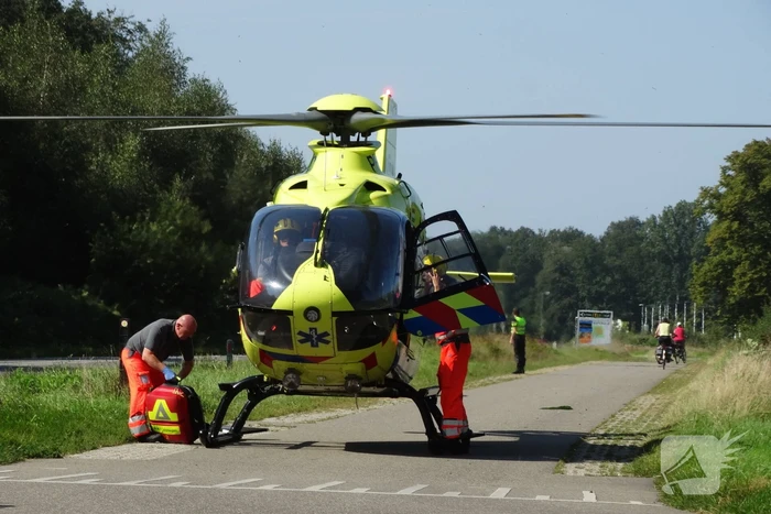 Motorrijder zwaargewond na val