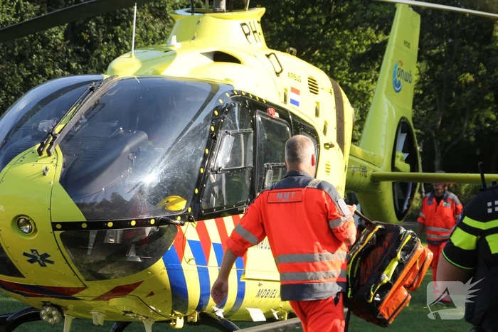Inzet traumahelikopter trekt veel bekijks