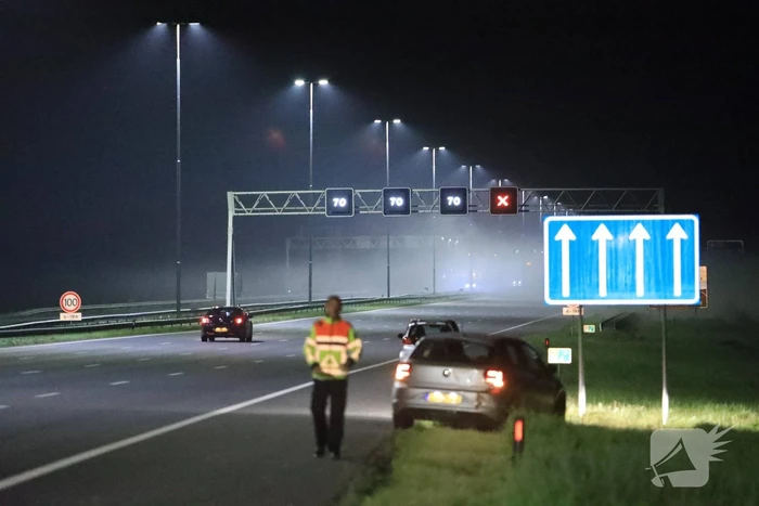 Bestuurder spoorloos na ongeval