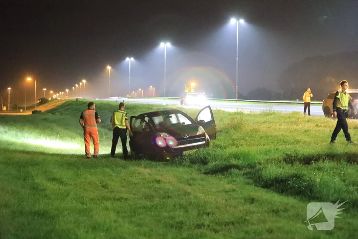 Bestuurder spoorloos na ongeval