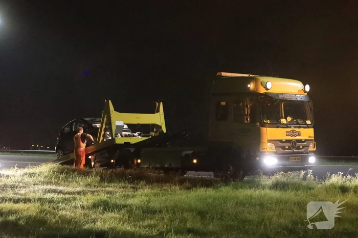 Bestuurder spoorloos na ongeval