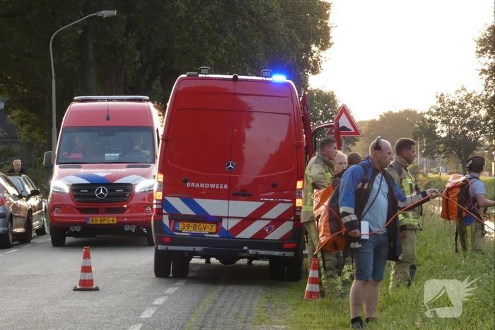 Grote zoekactie in Oranjekanaal na vondst motorhelm