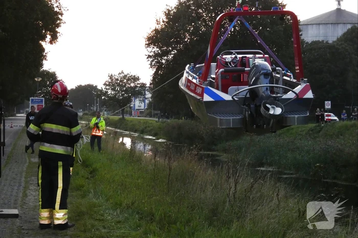 Grote zoekactie in Oranjekanaal na vondst motorhelm