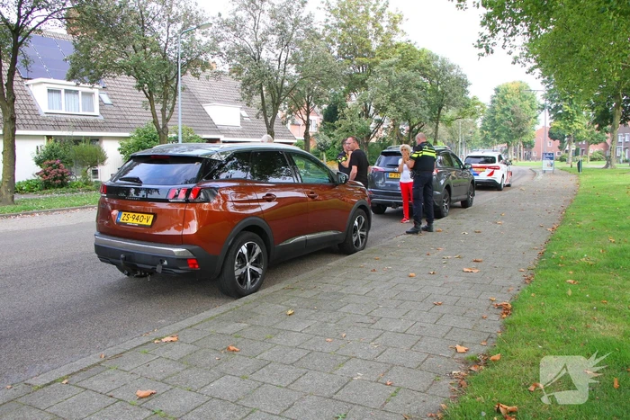 Twee auto's betrokken geraakt bij kop-staartbotsing