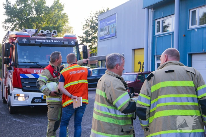 Bedrijfspand ontruimd door gaslucht