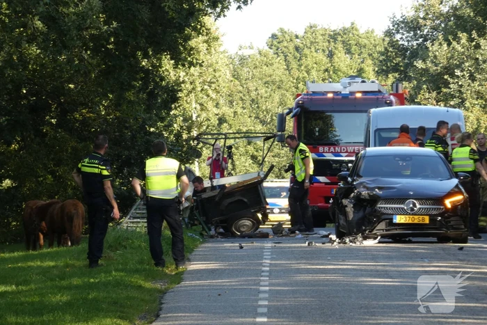 Zwaargewonde na ongeval met rijtuig