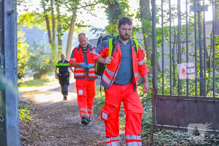 Man op elektrische step komt ten val in bos