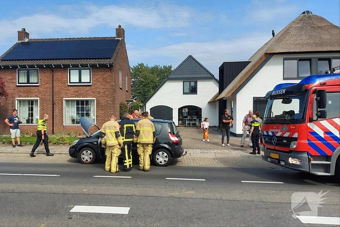 Brand in personenwagen snel geblust