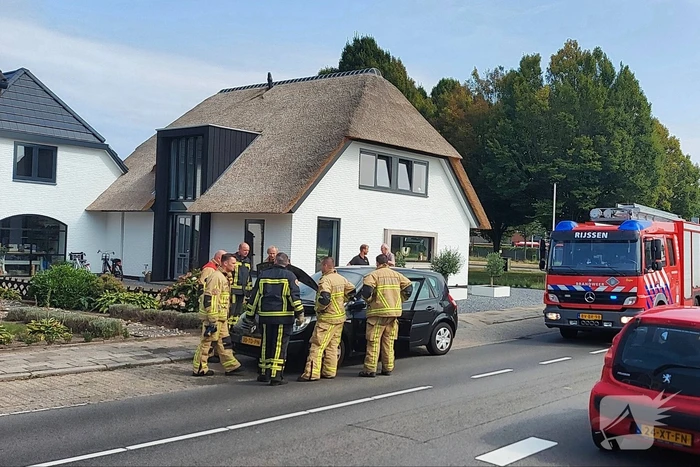 Brand in personenwagen snel geblust