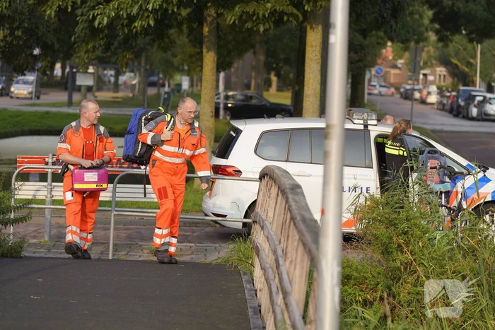Traumahelikopter trekt veel bekijks