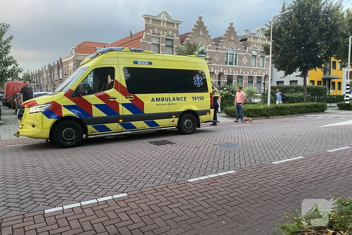 Maaltijdbezorger glijdt onderuit