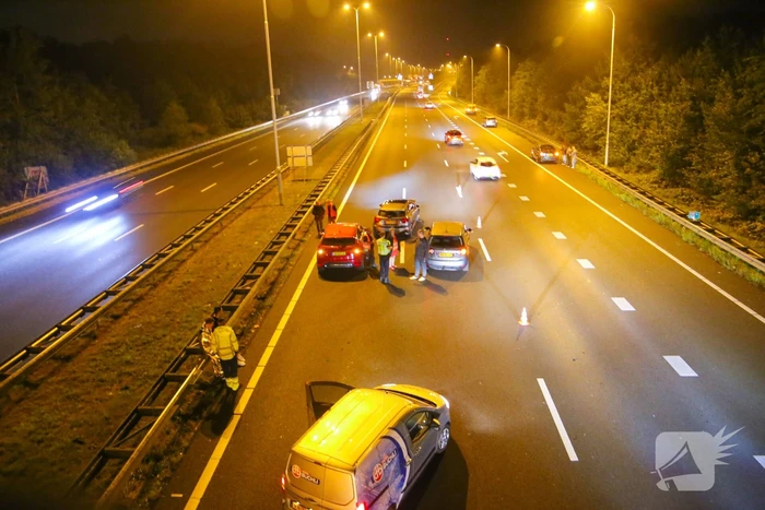 Meerdere voertuigen betrokken bij aanrijding