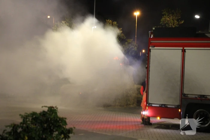 Brand in stapel strobalen