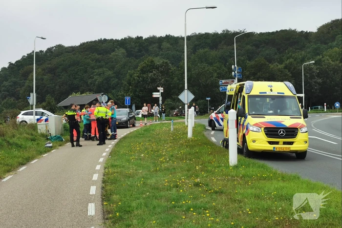 Traumahelikopter landt voor ongeval op kruising