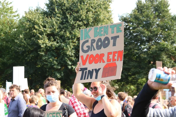 Grooste demonstratie tegen woningschaarste