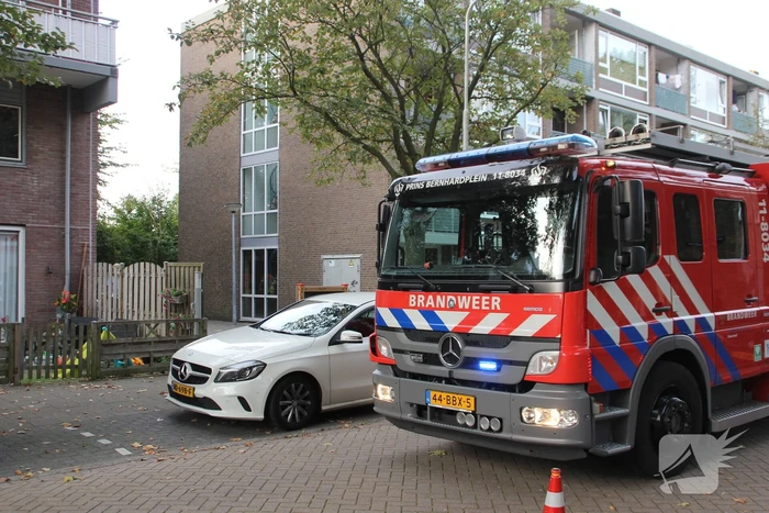 Brandweer ingezet voor gaslekkage in woning